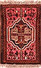 Baluch Red Square Hand Knotted 28 X 211  Area Rug 253-26463 Thumb 0