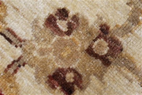 Chobi Red Round Hand Knotted 83 X 84 Area Rug 250-26469 Image 9