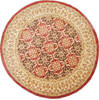 Chobi Red Round Hand Knotted 83 X 84  Area Rug 250-26469 Thumb 0