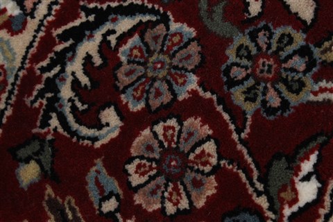 Kashmar Grey Round Hand Knotted 82 X 82 Area Rug 250-26471 Image 10
