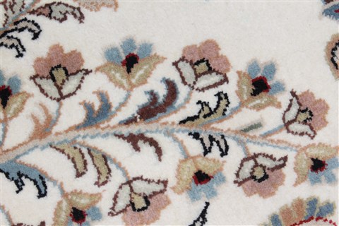 Kashmar Grey Round Hand Knotted 82 X 82 Area Rug 250-26471 Image 6