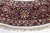 Kashmar Grey Round Hand Knotted 82 X 82 Area Rug 250-26471 Thumb 3