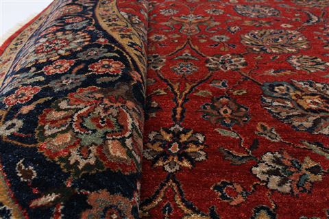 Tabriz Blue Round Hand Knotted 711 X 711 Area Rug 250-26472 Image 10