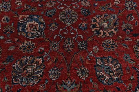 Tabriz Blue Round Hand Knotted 711 X 711 Area Rug 250-26472 Image 4