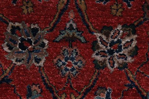 Tabriz Blue Round Hand Knotted 711 X 711 Area Rug 250-26472 Image 7