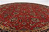 Tabriz Blue Round Hand Knotted 711 X 711 Area Rug 250-26472 Thumb 2