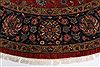 Tabriz Blue Round Hand Knotted 711 X 711 Area Rug 250-26472 Thumb 3