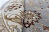 Chobi Blue Round Hand Knotted 80 X 81 Area Rug 250-26473 Thumb 1