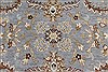 Chobi Blue Round Hand Knotted 80 X 81 Area Rug 250-26473 Thumb 5