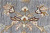 Chobi Blue Round Hand Knotted 80 X 81 Area Rug 250-26473 Thumb 8