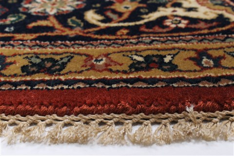 Herati Green Round Hand Knotted 79 X 79 Area Rug 250-26474 Image 5