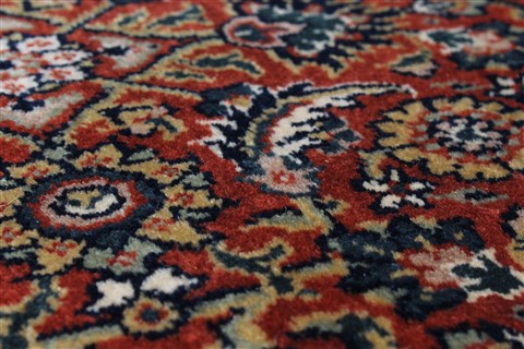 Herati Green Round Hand Knotted 79 X 79 Area Rug 250-26474 Image 7