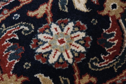Herati Green Round Hand Knotted 79 X 79 Area Rug 250-26474 Image 9