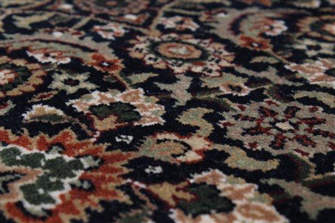 Herati Brown Round Hand Knotted 80 X 80 Area Rug 250-26475 Image 6