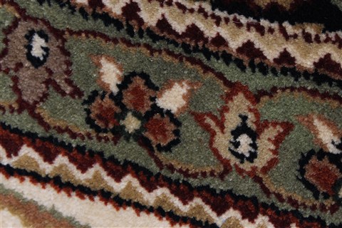 Herati Brown Round Hand Knotted 80 X 80 Area Rug 250-26475 Image 8