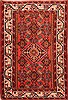 Hamedan Red Hand Knotted 26 X 39  Area Rug 253-26477 Thumb 0