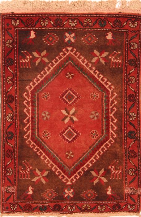 Kelardasht Red Hand Knotted 23 X 33  Area Rug 253-26478 Image 0