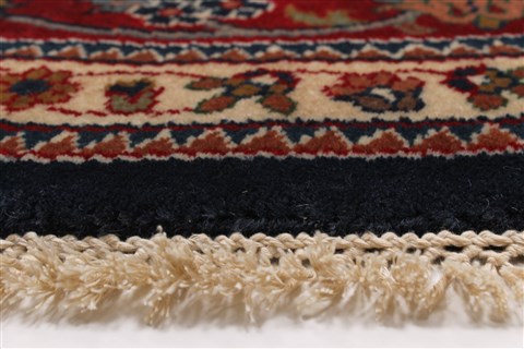 Kashmar Red Round Hand Knotted 80 X 80 Area Rug 250-26481 Image 5