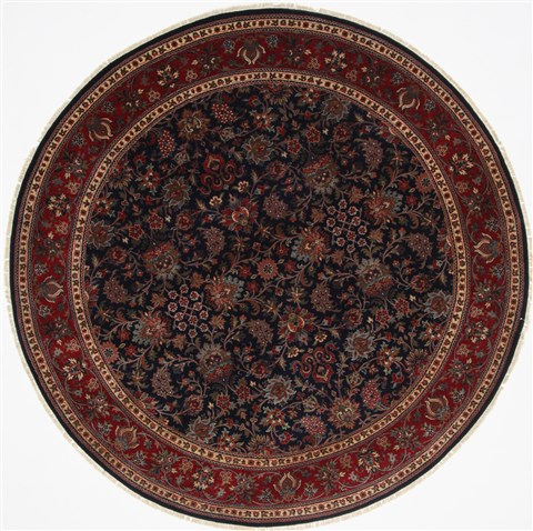Kashmar Red Round Hand Knotted 80 X 80 Area Rug 250-26481 Image 0