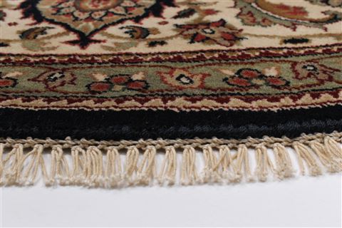 Herati Beige Round Hand Knotted 711 X 711 Area Rug 250-26483 Image 6