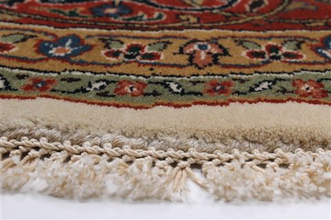 Herati Green Round Hand Knotted 80 X 80 Area Rug 250-26484 Image 4