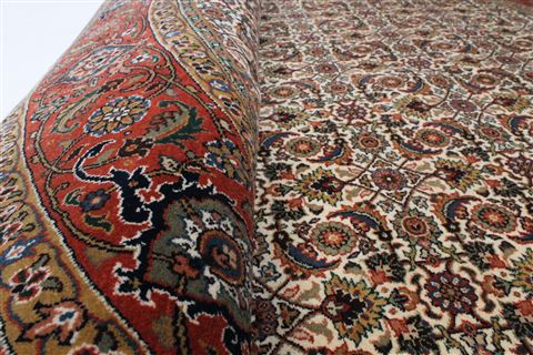 Herati Green Round Hand Knotted 80 X 80 Area Rug 250-26484 Image 8