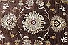 Chobi Brown Round Hand Knotted 80 X 80  Area Rug 250-26486 Thumb 5