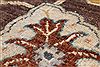 Chobi Brown Round Hand Knotted 80 X 80 Area Rug 250-26486 Thumb 7