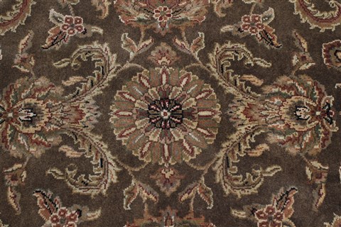 Kashmar Beige Round Hand Knotted 82 X 83 Area Rug 250-26490 Image 4