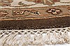 Kashmar Beige Round Hand Knotted 82 X 83 Area Rug 250-26490 Thumb 5