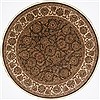 Kashmar Beige Round Hand Knotted 82 X 83  Area Rug 250-26490 Thumb 0