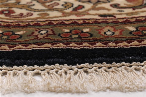 Herati Brown Round Hand Knotted 80 X 80 Area Rug 250-26493 Image 4