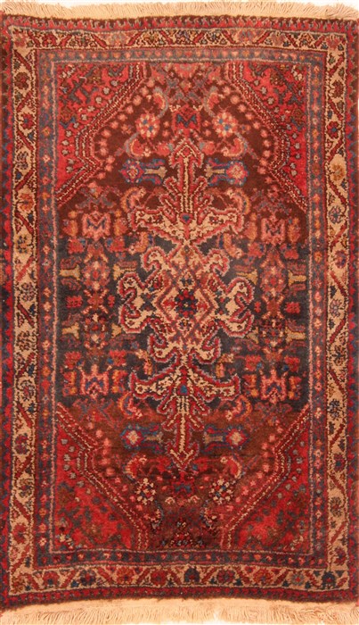 Lilihan Red Hand Knotted 27 X 42  Area Rug 253-26495 Image 0