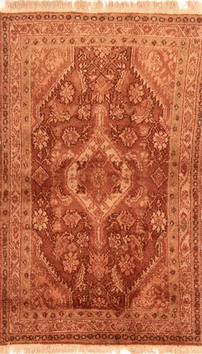 Kelardasht Brown Hand Knotted 29 X 44  Area Rug 253-26497 Image 0