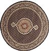 Mahi Beige Round Hand Knotted 83 X 83  Area Rug 250-26500 Thumb 0