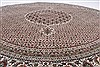 Mahi Beige Round Hand Knotted 82 X 82  Area Rug 250-26503 Thumb 2