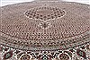 Mahi Beige Round Hand Knotted 82 X 82 Area Rug 250-26503 Thumb 3