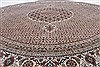 Mahi Beige Round Hand Knotted 82 X 82  Area Rug 250-26503 Thumb 3