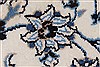 Tabas Blue Round Hand Knotted 80 X 80 Area Rug 250-26512 Thumb 8
