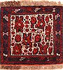 Shiraz Red Square Hand Knotted 24 X 26  Area Rug 253-26513 Thumb 0