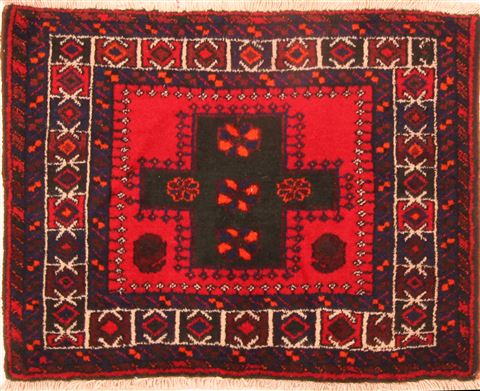 Sirjan Red Hand Knotted 20 X 27  Area Rug 253-26514 Image 0