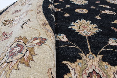 Ziegler Beige Round Hand Knotted 82 X 82 Area Rug 250-26515 Image 10