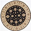 Ziegler Beige Round Hand Knotted 82 X 82  Area Rug 250-26515 Thumb 0