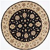 Ziegler Beige Round Hand Knotted 82 X 82 Area Rug 250-26515 Thumb 0