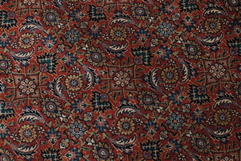 Herati Green Round Hand Knotted 80 X 80 Area Rug 250-26516 Image 3