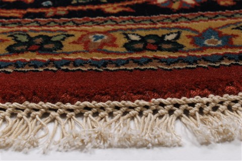 Herati Green Round Hand Knotted 80 X 80 Area Rug 250-26516 Image 4