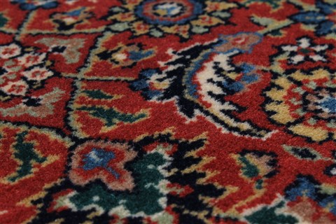 Herati Green Round Hand Knotted 80 X 80 Area Rug 250-26516 Image 5