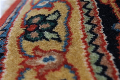 Herati Green Round Hand Knotted 80 X 80 Area Rug 250-26516 Image 6