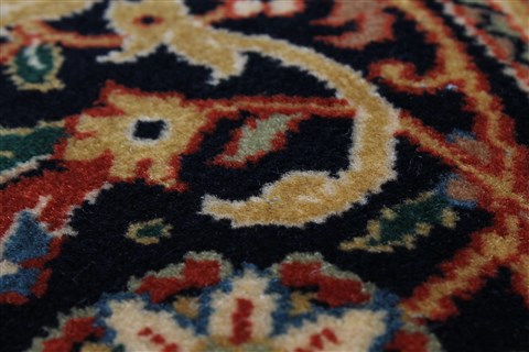 Herati Green Round Hand Knotted 80 X 80 Area Rug 250-26516 Image 7
