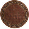 Herati Green Round Hand Knotted 80 X 80 Area Rug 250-26516 Thumb 0